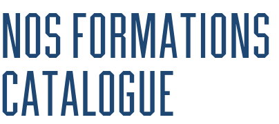 Nos formations catalogue