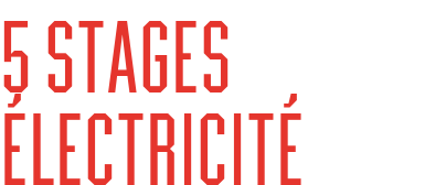 5 stages électricité