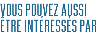Vous pouvez aussi être intéressés par